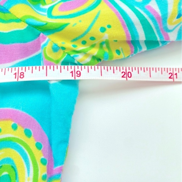 Lilly Pulitzer Shorely Blue Double Trouble Paisley Sarasota Tunic, S - Picture 11 of 12